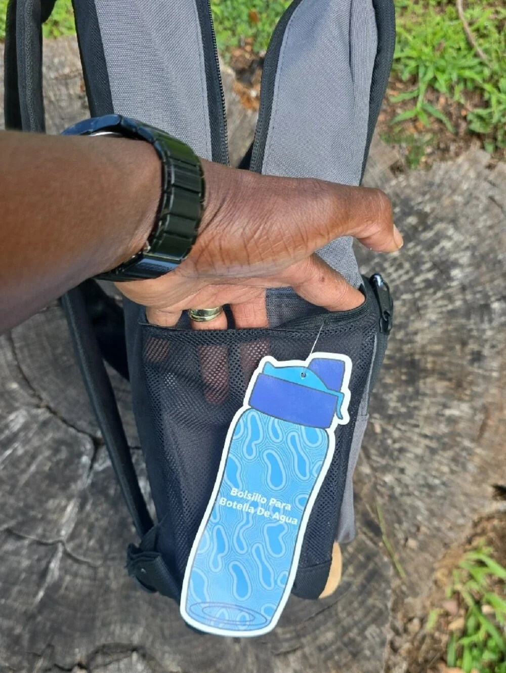 Eastsport Gray and Black Men's Backpack
